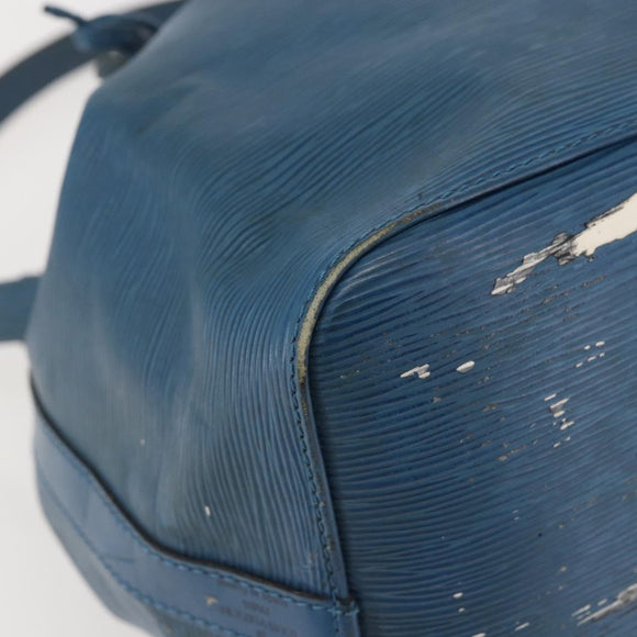 LOUIS VUITTON Epi Petit Noe Shoulder Bag Blue M44105 LV Auth BA6420