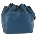 LOUIS VUITTON Epi Petit Noe Shoulder Bag Blue M44105 LV Auth BA6420-2