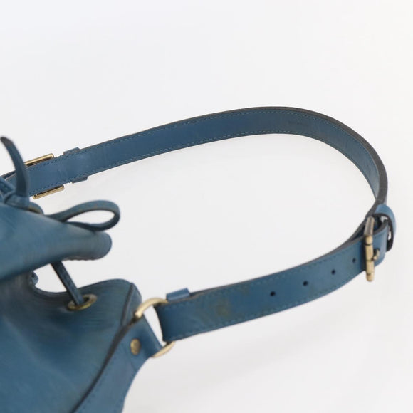 LOUIS VUITTON Epi Petit Noe Shoulder Bag Blue M44105 LV Auth BA6420
