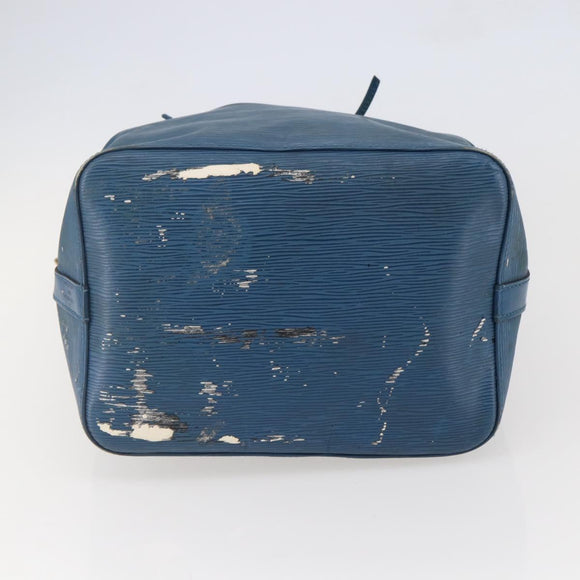 LOUIS VUITTON Epi Petit Noe Shoulder Bag Blue M44105 LV Auth BA6420