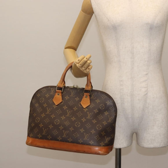 LOUIS VUITTON Monogram Alma Hand Bag M51130 LV Auth BA6423