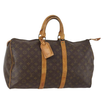 LOUIS VUITTON Monogram Keepall 45 Boston Bag M41428 LV Auth BA6425