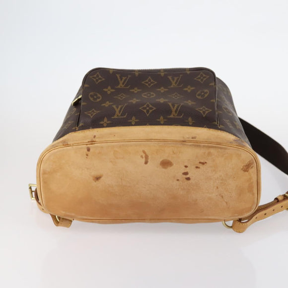 LOUIS VUITTON Monogram Montsouris GM Backpack M51135 LV Auth BA6427