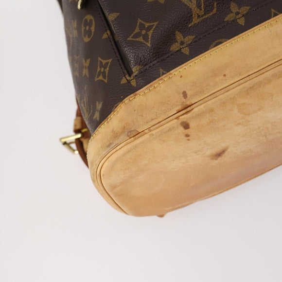 LOUIS VUITTON Monogram Montsouris GM Backpack M51135 LV Auth BA6427