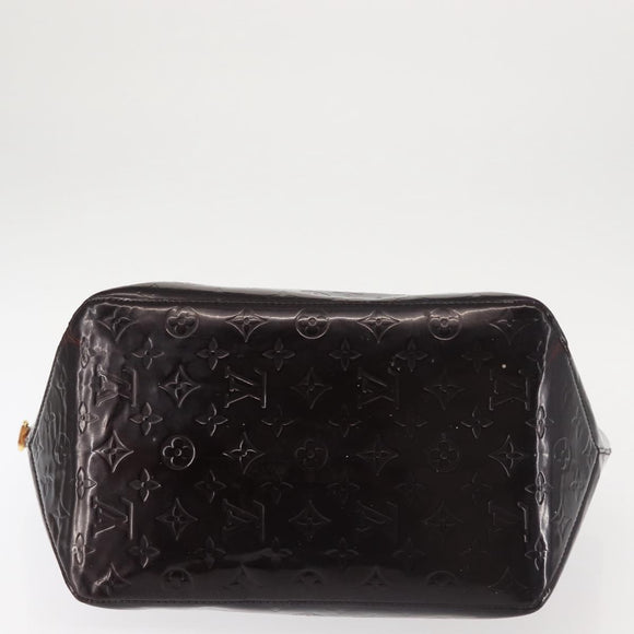 LOUIS VUITTON Monogram Vernis Bellevue GM Tote Bag Amarante M93589 Auth BA6431