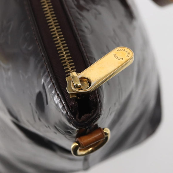 LOUIS VUITTON Monogram Vernis Bellevue GM Tote Bag Amarante M93589 Auth BA6431