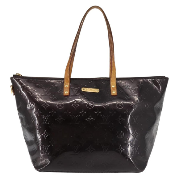 LOUIS VUITTON Monogram Vernis Bellevue GM Tote Bag Amarante M93589 Auth BA6431