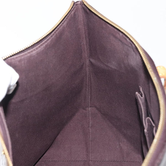 LOUIS VUITTON Monogram Vernis Bellevue GM Tote Bag Amarante M93589 Auth BA6431