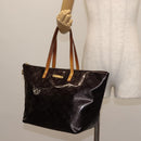 LOUIS VUITTON Monogram Vernis Bellevue GM Tote Bag Amarante M93589 Auth BA6431-23