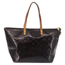 LOUIS VUITTON Monogram Vernis Bellevue GM Tote Bag Amarante M93589 Auth BA6431-2
