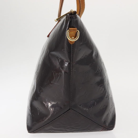 LOUIS VUITTON Monogram Vernis Bellevue GM Tote Bag Amarante M93589 Auth BA6431