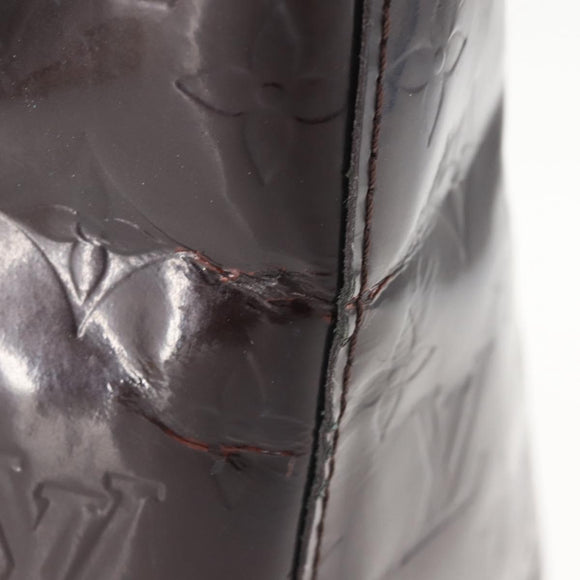 LOUIS VUITTON Monogram Vernis Bellevue GM Tote Bag Amarante M93589 Auth BA6431