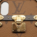 LOUIS VUITTON Reverse iPhoneX/iPhoneXS Eye Trunk iPhone Case M62619 Auth BA6432-12