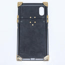 LOUIS VUITTON Reverse iPhoneX/iPhoneXS Eye Trunk iPhone Case M62619 Auth BA6432-14