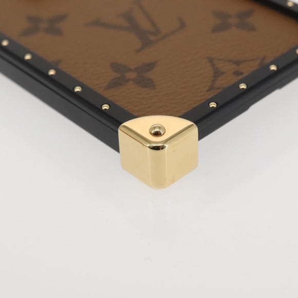LOUIS VUITTON Reverse iPhoneX/iPhoneXS Eye Trunk iPhone Case M62619 Auth BA6432
