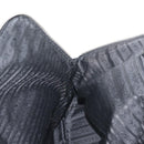 PRADA Tote Bag Nylon Black Silver Auth BA6439-21