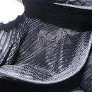 PRADA Tote Bag Nylon Black Silver Auth BA6439-22