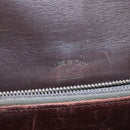 GUCCI Shoulder Bag Leather Brown Gold Auth BA6440-19