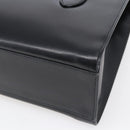 GUCCI Hand Bag Leather Black Gold 000 46 0079 Auth BA6441-12