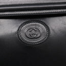 GUCCI Hand Bag Leather Black Gold 000 46 0079 Auth BA6441-14