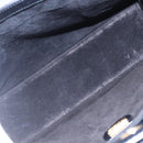 GUCCI Hand Bag Leather Black Gold 000 46 0079 Auth BA6441-17