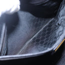 GUCCI Hand Bag Leather Black Gold 000 46 0079 Auth BA6441-20