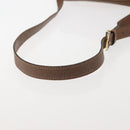 GUCCI Micro GG Canvas Shoulder Bag Suede Beige Gold Auth BA6442-7