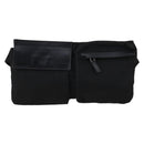 GUCCI Waist bag Nylon Black 28566 Auth BA6449-2