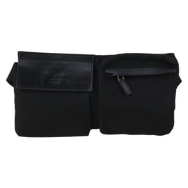 GUCCI Waist bag Nylon Black 28566 Auth BA6449 - 0