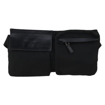 GUCCI Waist bag Nylon Black 28566 Auth BA6449 - 0