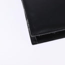 Christian Dior Shoulder Bag Leather Black Gold Auth BA6450-12