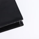 Christian Dior Shoulder Bag Leather Black Gold Auth BA6450-13