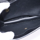 Christian Dior Shoulder Bag Leather Black Gold Auth BA6450-17