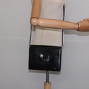 Christian Dior Shoulder Bag Leather Black Gold Auth BA6450-21