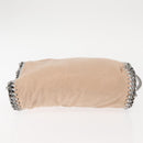 Stella MacCartney Chain Fabera Shoulder Bag Suede Pink Auth BA6451-11