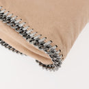 Stella MacCartney Chain Fabera Shoulder Bag Suede Pink Auth BA6451-12