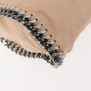 Stella MacCartney Chain Fabera Shoulder Bag Suede Pink Auth BA6451-14