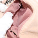 Stella MacCartney Chain Fabera Shoulder Bag Suede Pink Auth BA6451-21