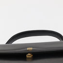 GIVENCHY Hand Bag Leather Black Gold Auth BA6452-14