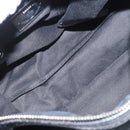 BALLY Shoulder Bag Suede Leather Black Silver Auth BA6459-18