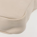 Chloe Vanessa G Shoulder Bag Leather Ivory Gold Auth BA6461-16