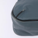 Chloe Shoulder Bag Leather Light Blue Gold Auth BA6462-17