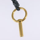 Chloe Shoulder Bag Leather Light Blue Gold Auth BA6462-10