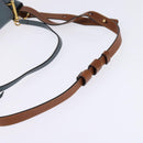 Chloe Shoulder Bag Leather Light Blue Gold Auth BA6462-8