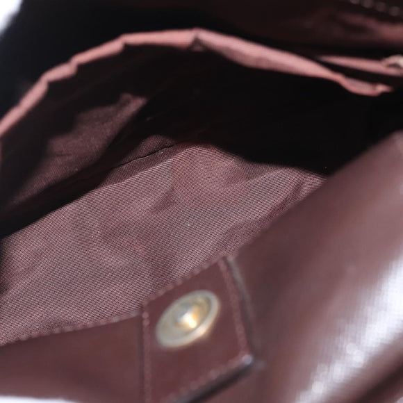 BURBERRY Nova Check Shoulder Bag Canvas Beige Gold Auth BA6463