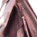 BURBERRY Nova Check Shoulder Bag Canvas Beige Gold Auth BA6463-21