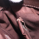 BURBERRY Nova Check Shoulder Bag Canvas Beige Gold Auth BA6463-12