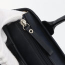 BURBERRY Tote Bag Canvas Leather White Silver Auth BA6465-10