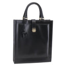 Salvatore Ferragamo Tote Bag Leather Black Auth BA6469-1