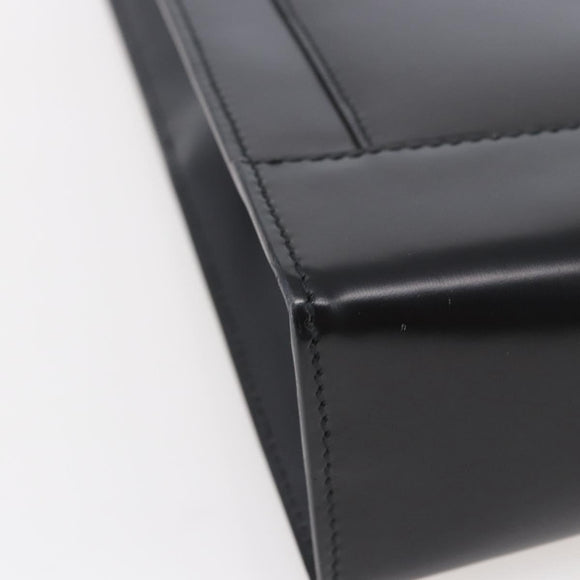 Salvatore Ferragamo Tote Bag Leather Black Auth BA6469